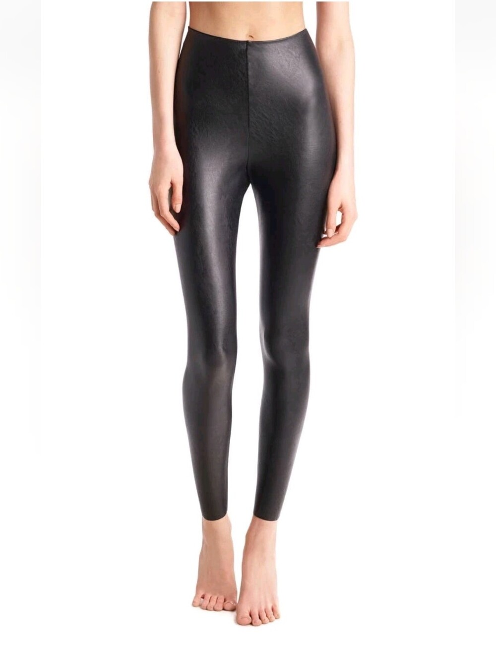 Commando Faux Leather Leggings w/ Perfect Control Black